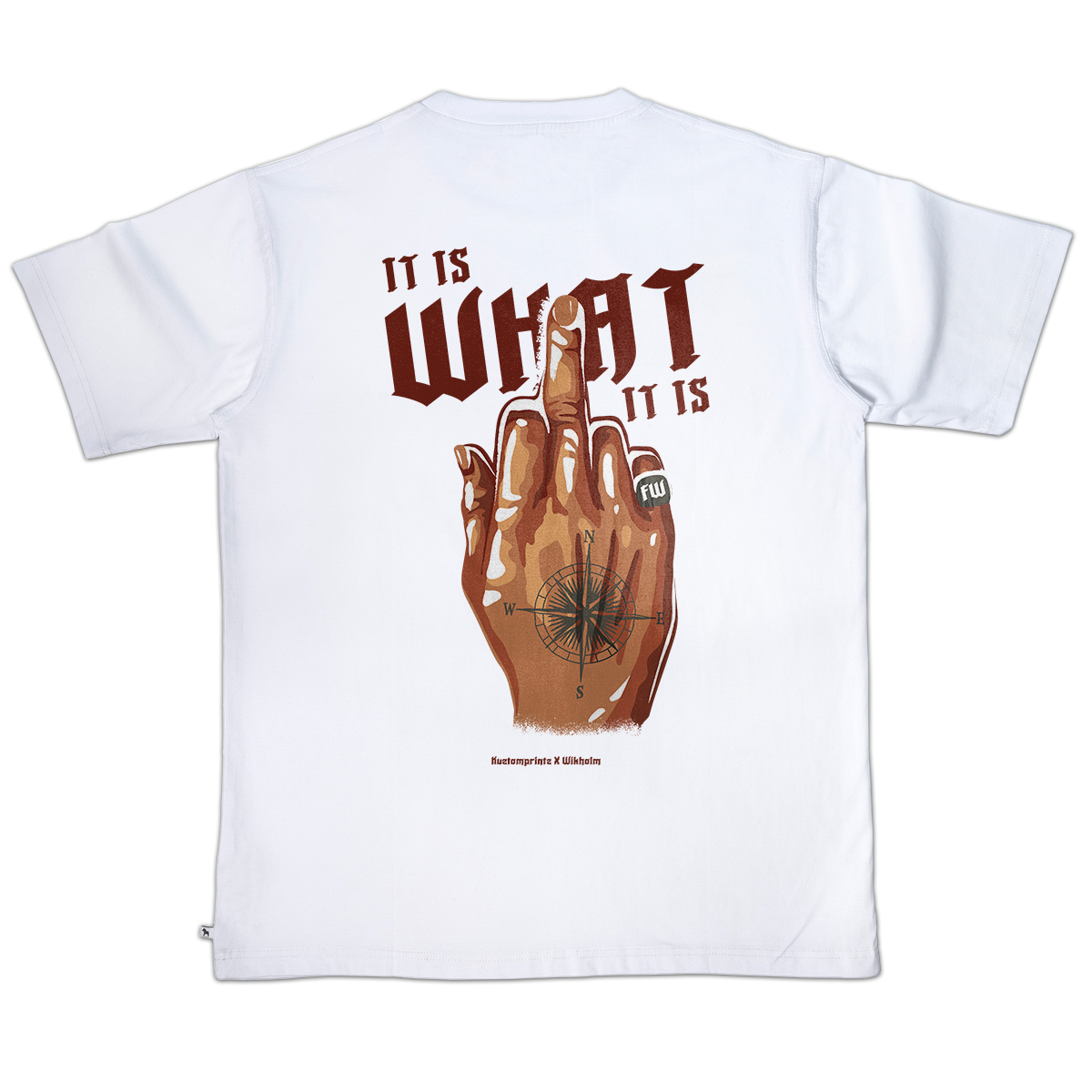 T-shirt Felicia it is what it is (KP Original TEE - Exklusiv Loose Fit)