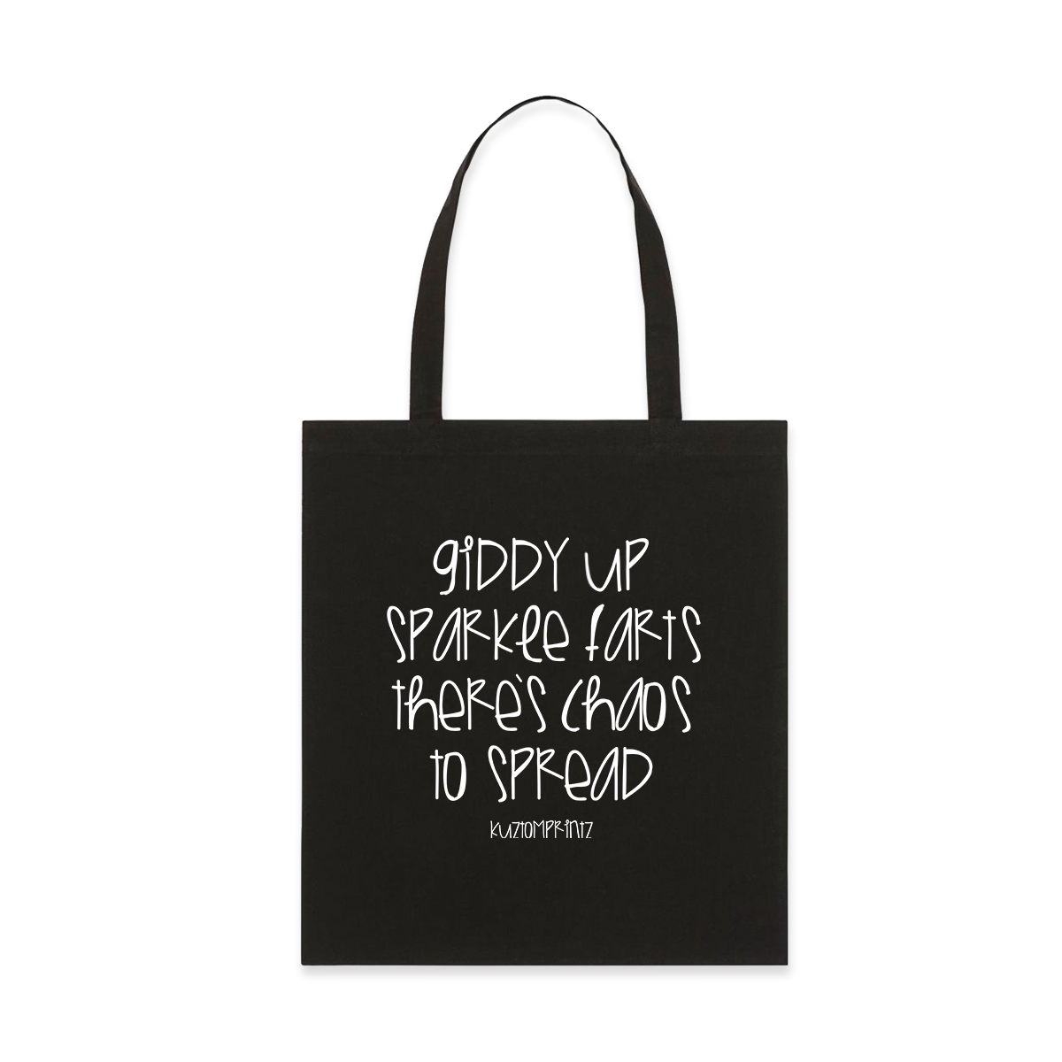 Totebag Giddy up sparkle fiss 