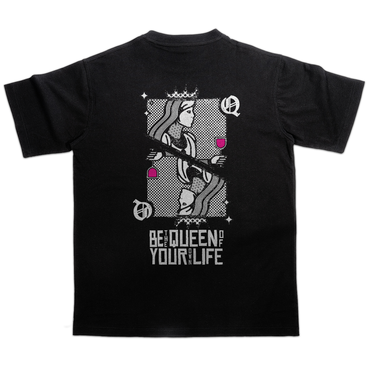 T-shirt Felicia Be the queen of your own life (KP Original TEE - Exklusiv Loose Fit)